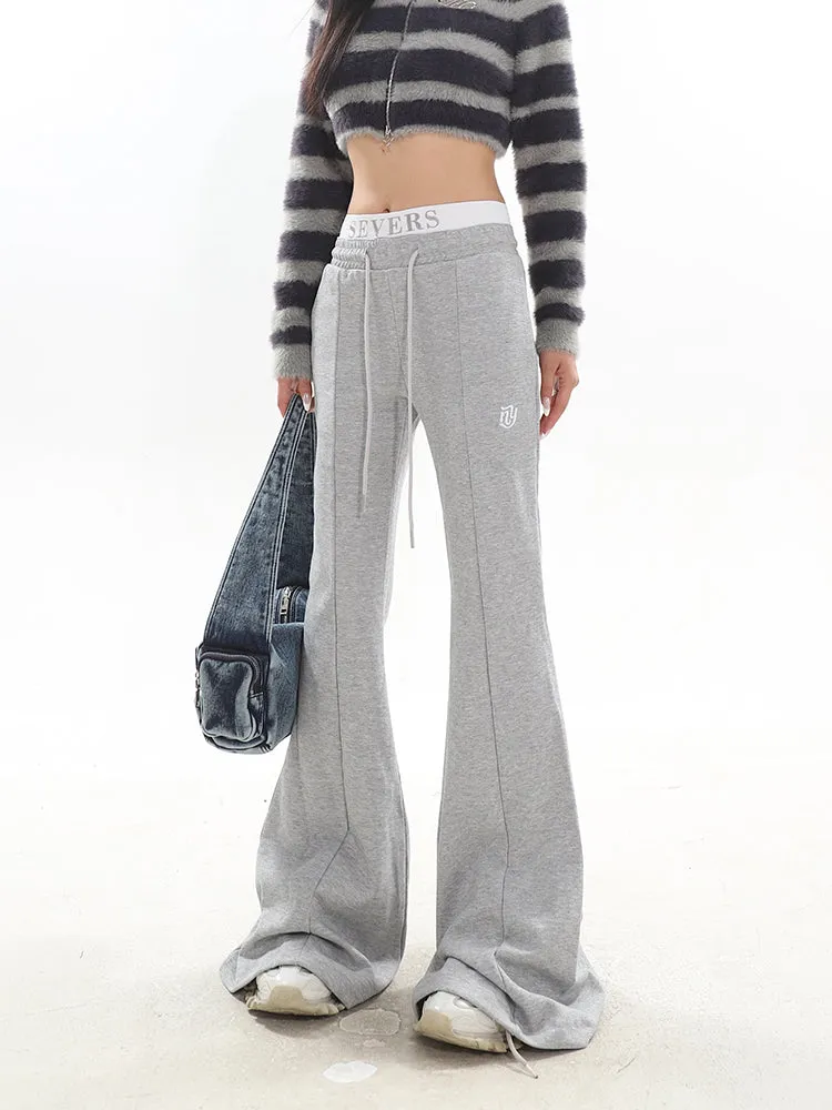 【23s November.】Vintage High Waist Drawstring Casual Pants