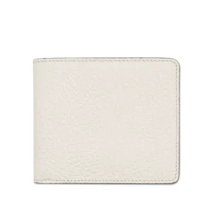 4 Stitch Bifold Wallet in White