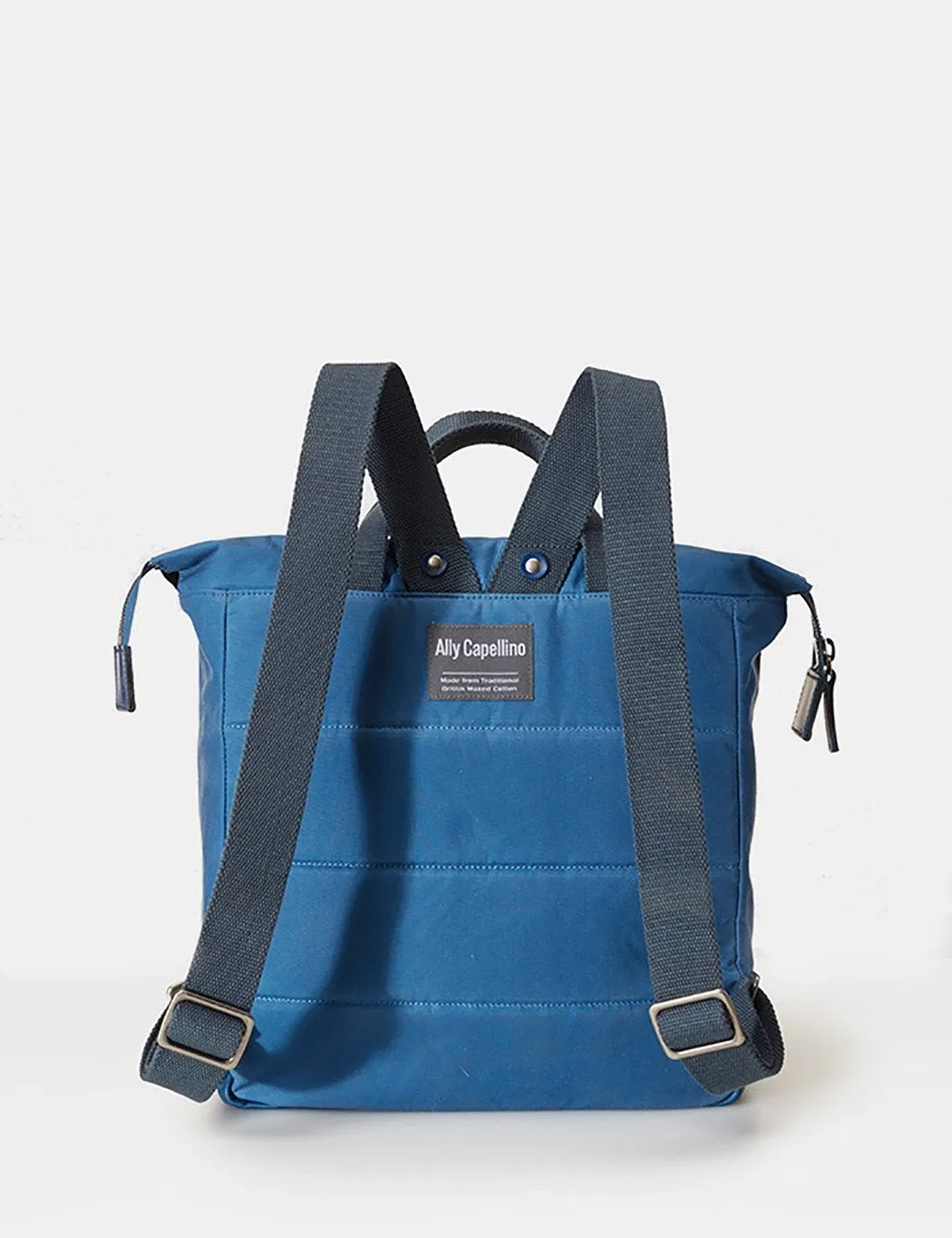 Ally Capellino Frances Waxy Backpack - Blue