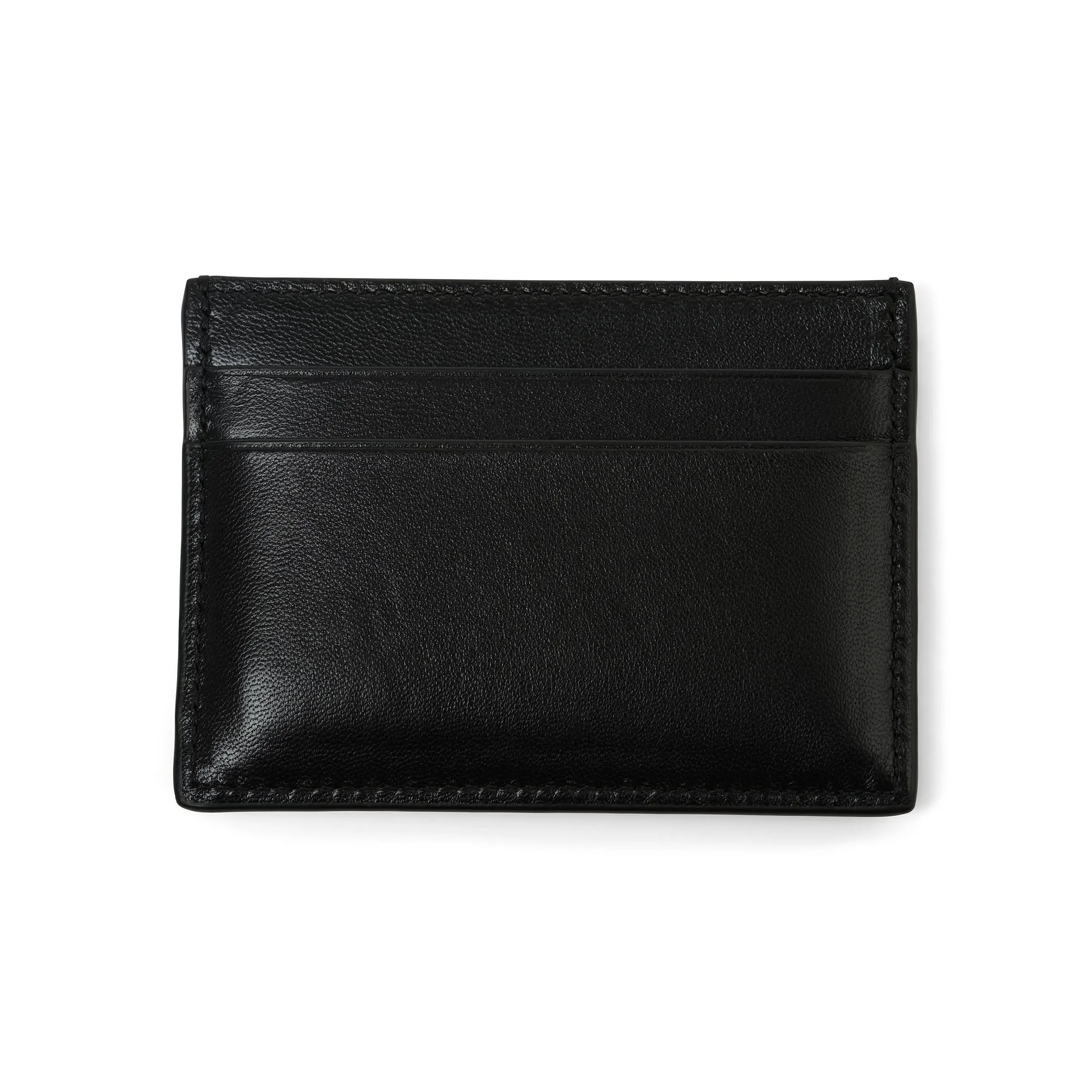 Anagram Puffer Plain Card Holder in Black