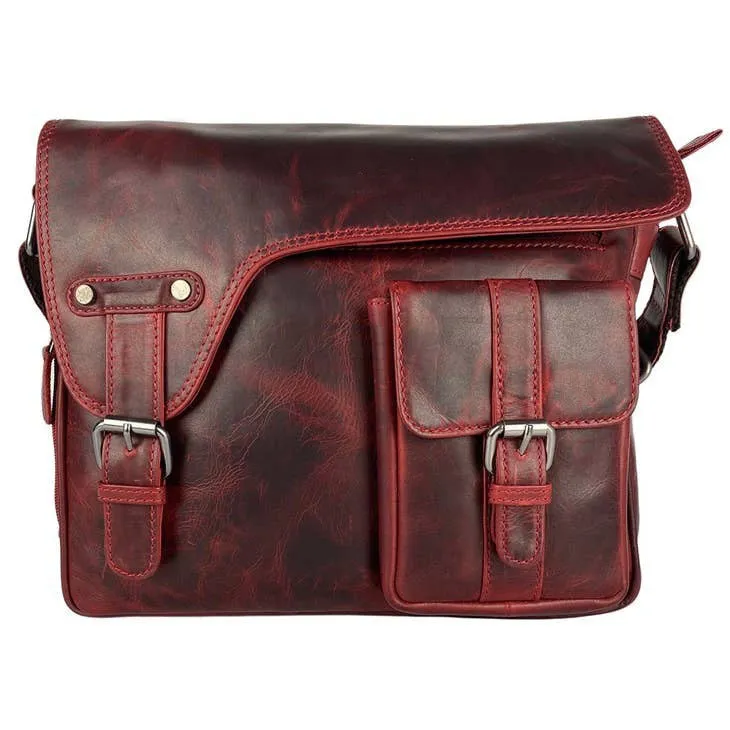 Barbara Women's Leather Messenger Bag