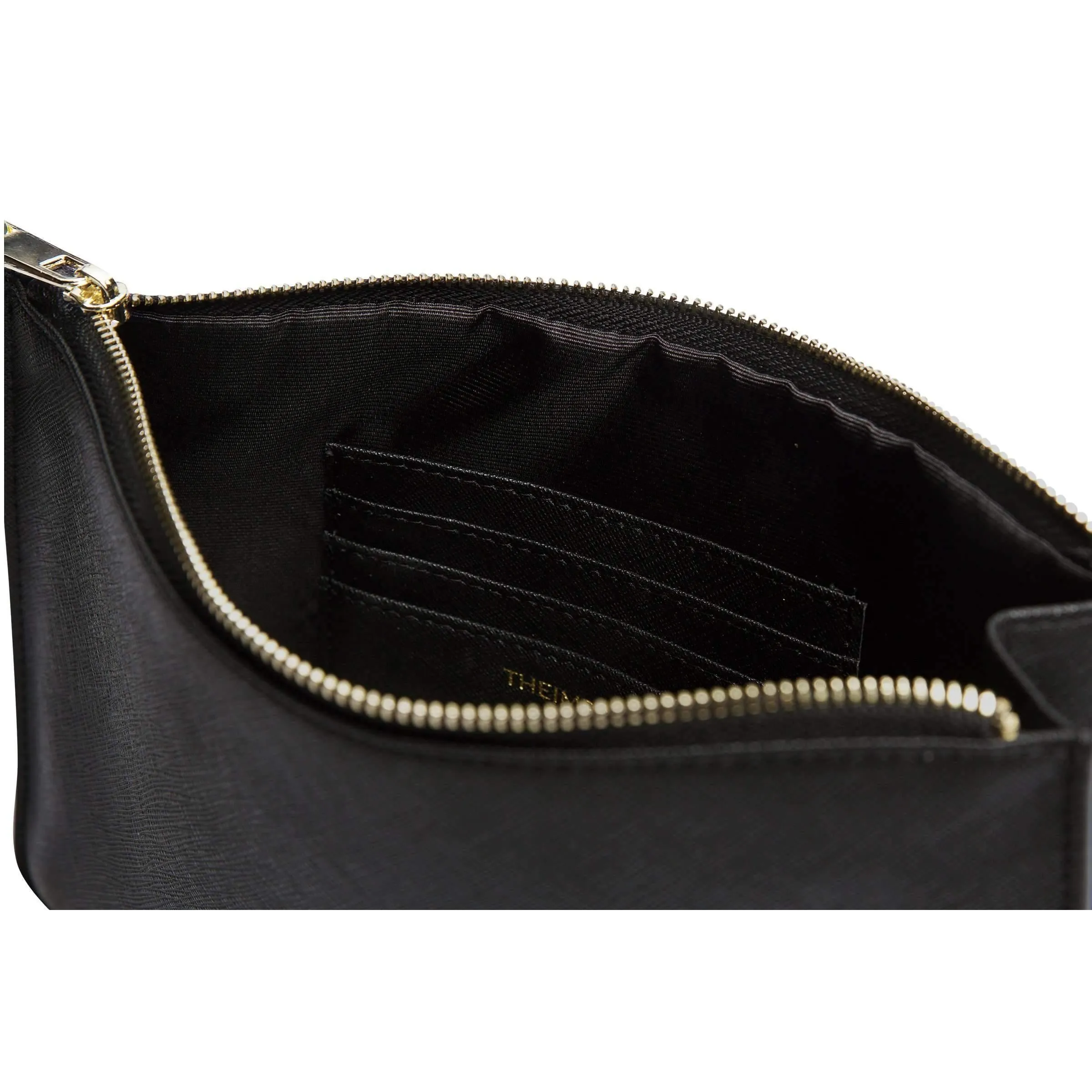 Black - Small Saffiano Pouch