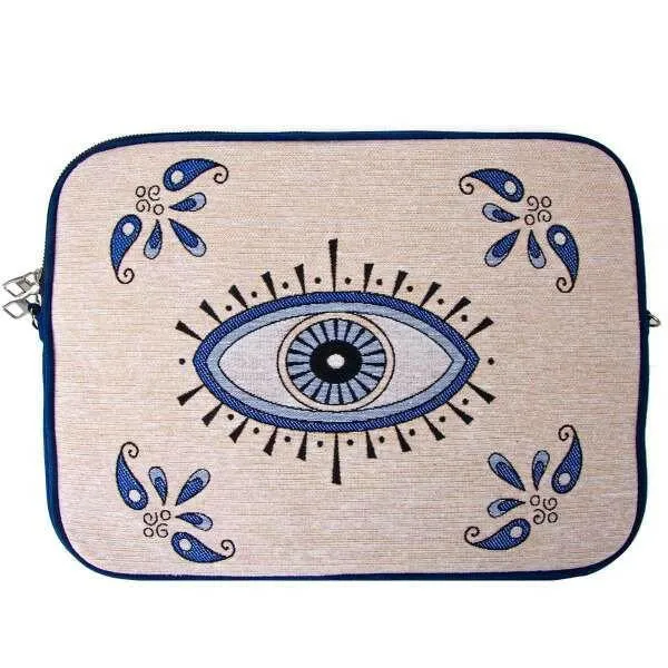 Boho Turkish Evil Eye Laptop Bag