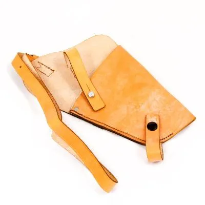 British Leather Pistol Holster. 'New'. Tan.