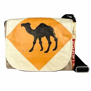 Camel Recycled Cement Bag - Small Messenger