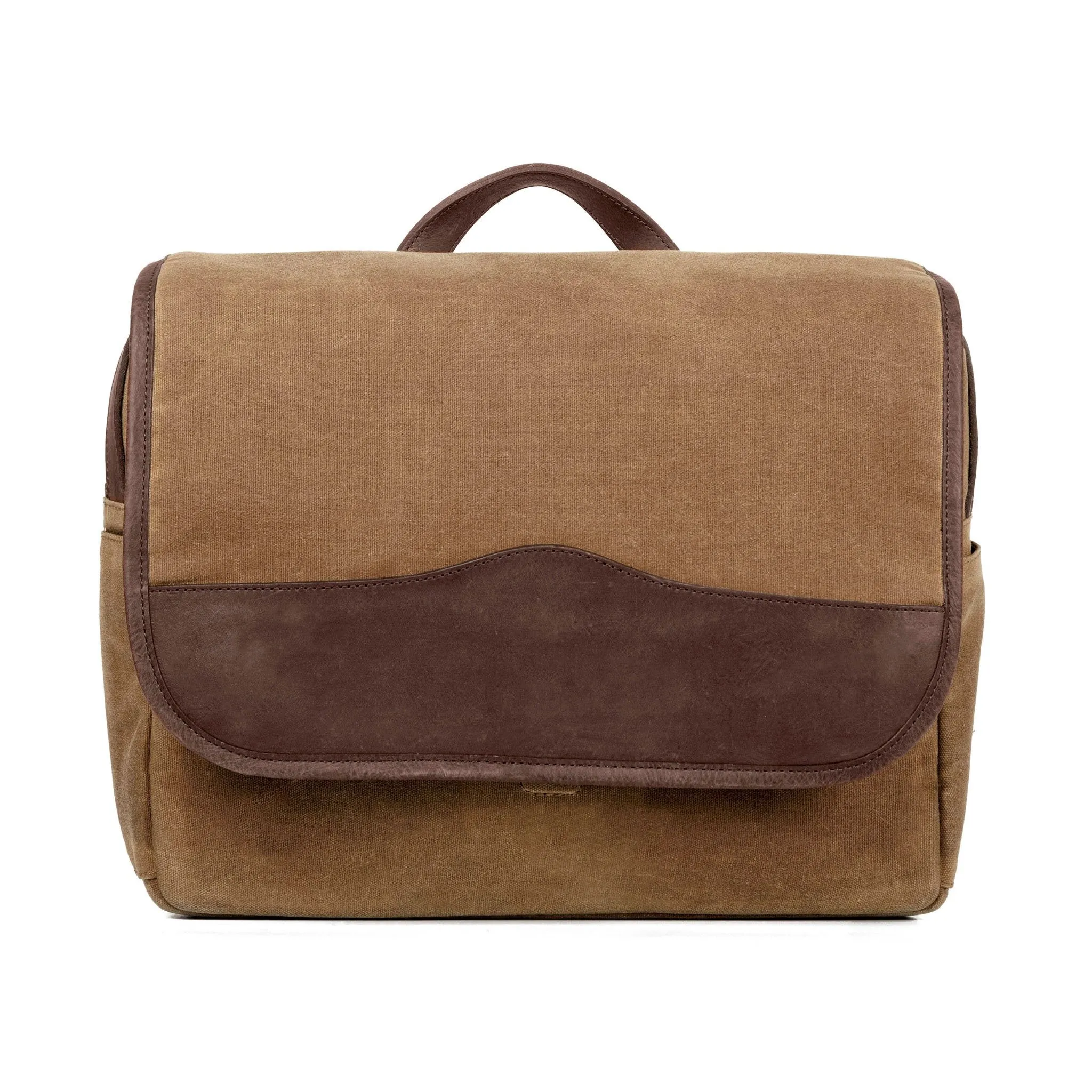 Campaign Waxed Canvas Messenger Bag