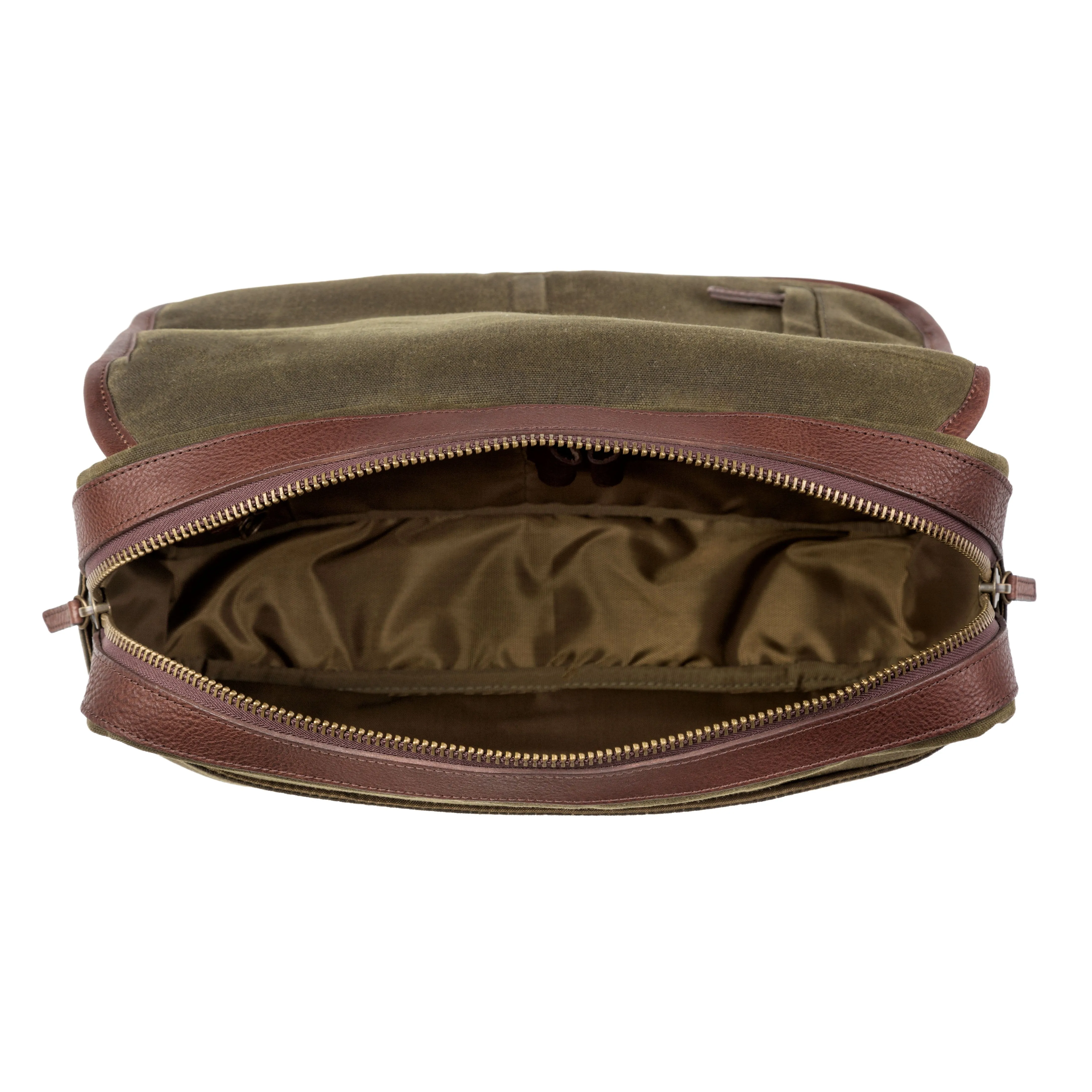 Campaign Waxed Canvas Messenger Bag