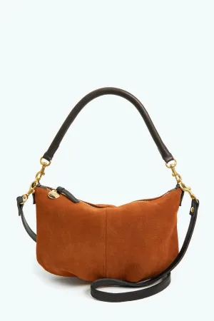 Chestnut Suede Petit Moyen Messenger