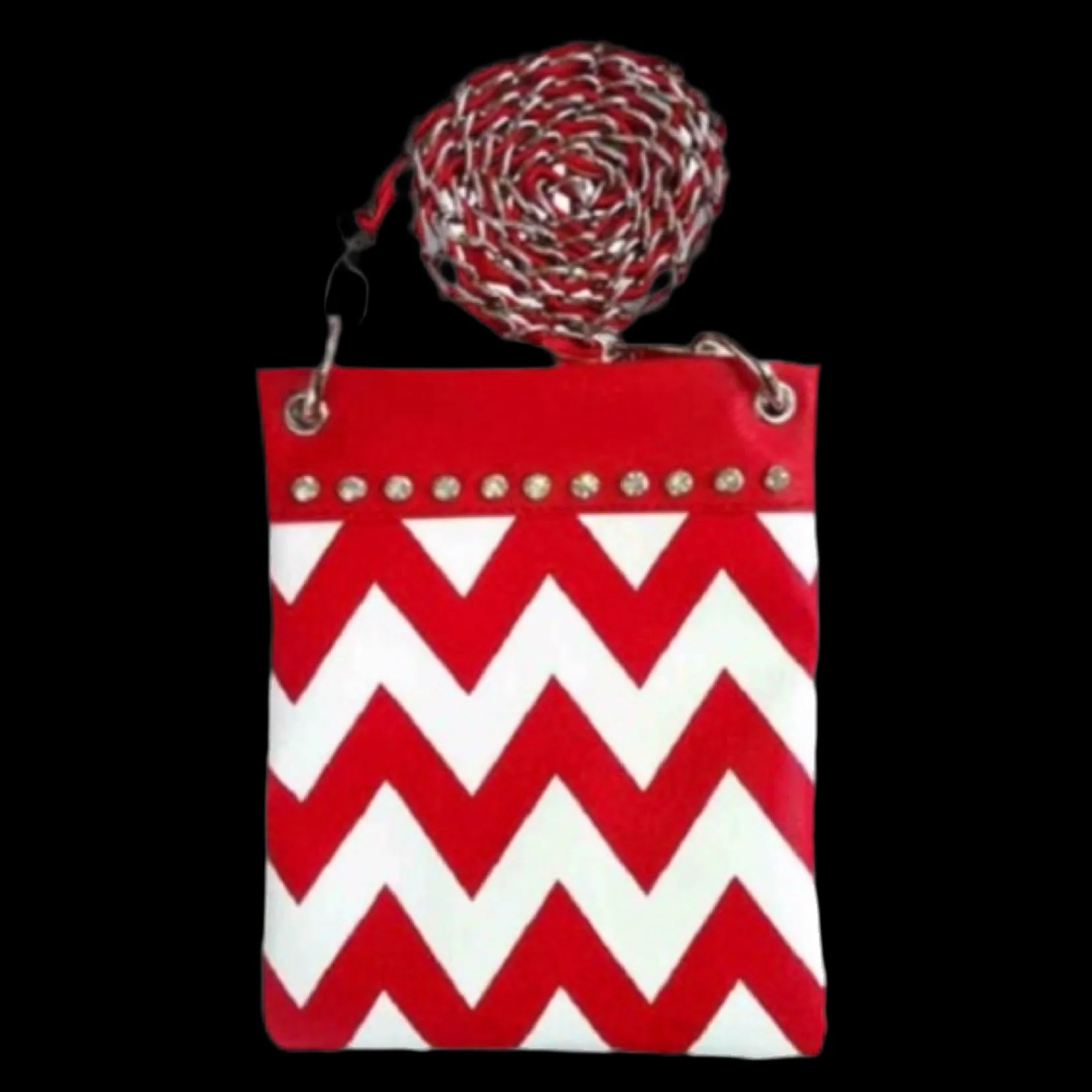 Chevron Mini Messenger Bag