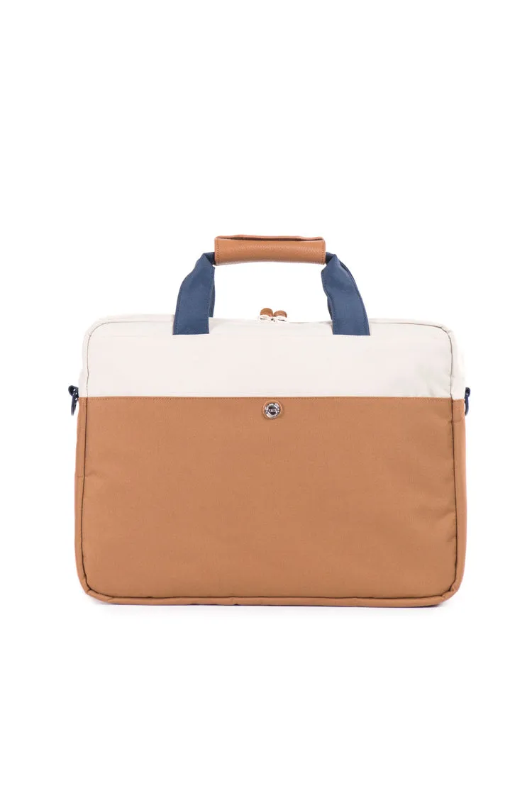 Clark Messenger Bag Caramel/natural