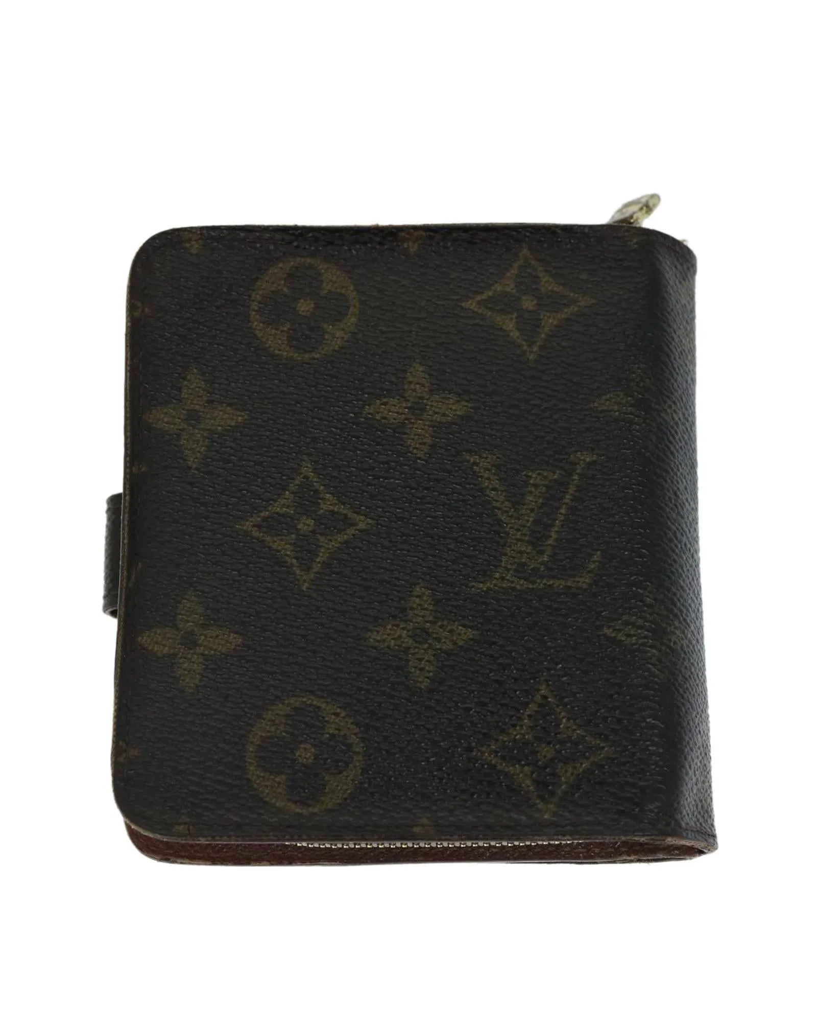 Compact Monogram Canvas Zip Wallet - CD Rank