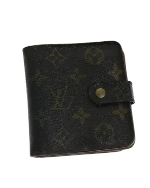 Compact Monogram Canvas Zip Wallet - CD Rank