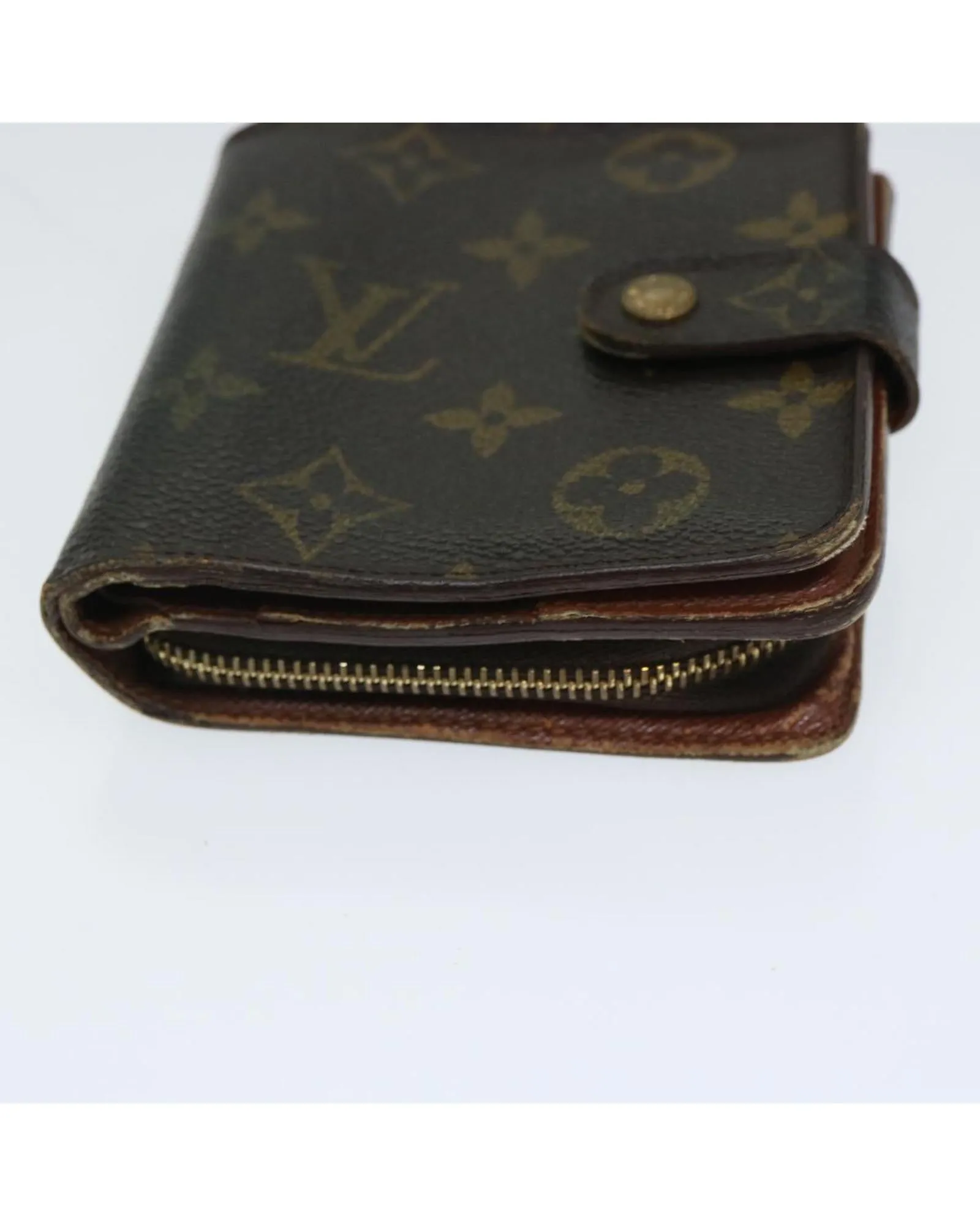 Compact Monogram Canvas Zip Wallet - CD Rank