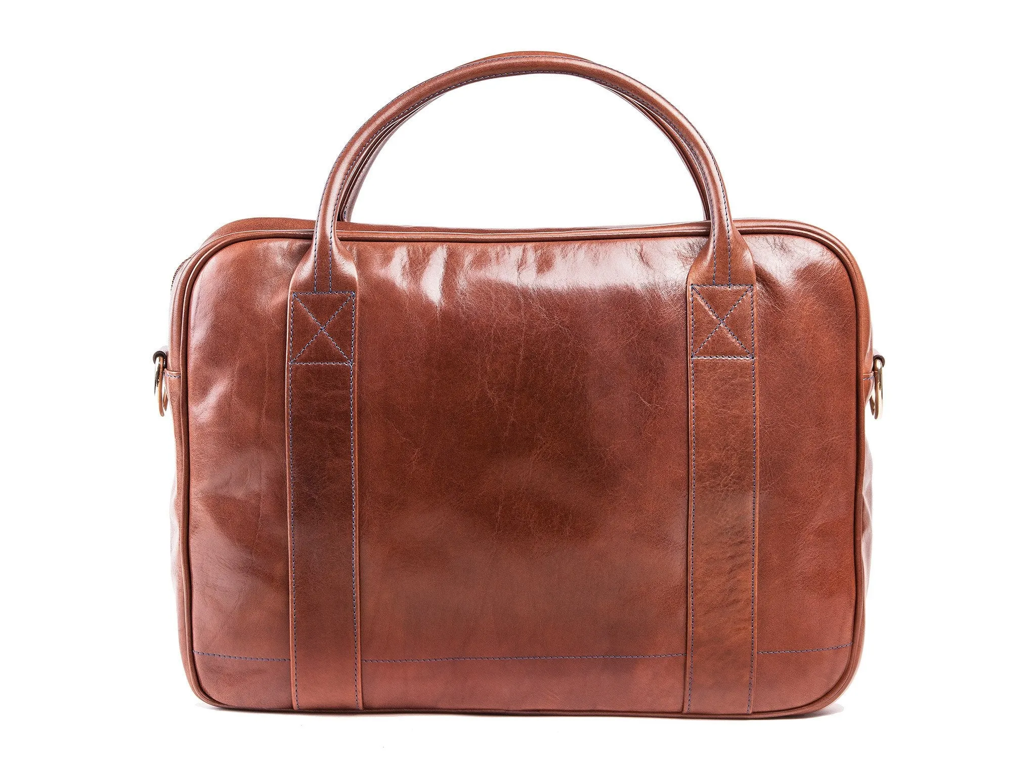 Danny P. Leather Messenger Bag