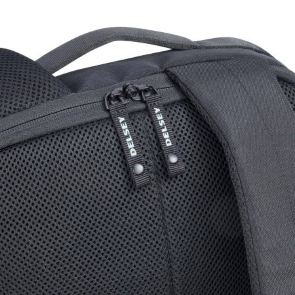 Delsey Daily's 14” Laptop Backpack - Black/Blue