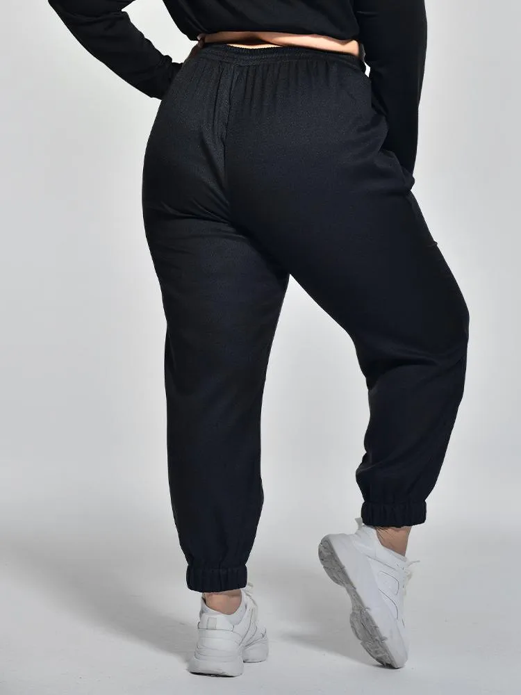 Drawstring Waist Sweatpants