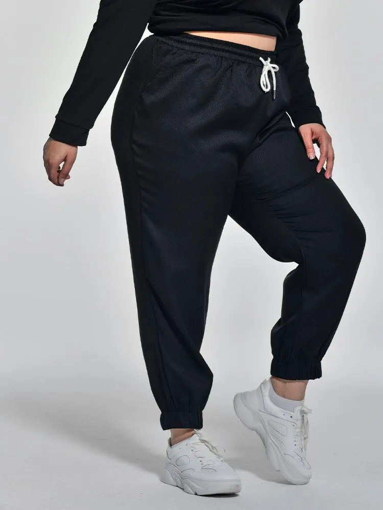 Drawstring Waist Sweatpants