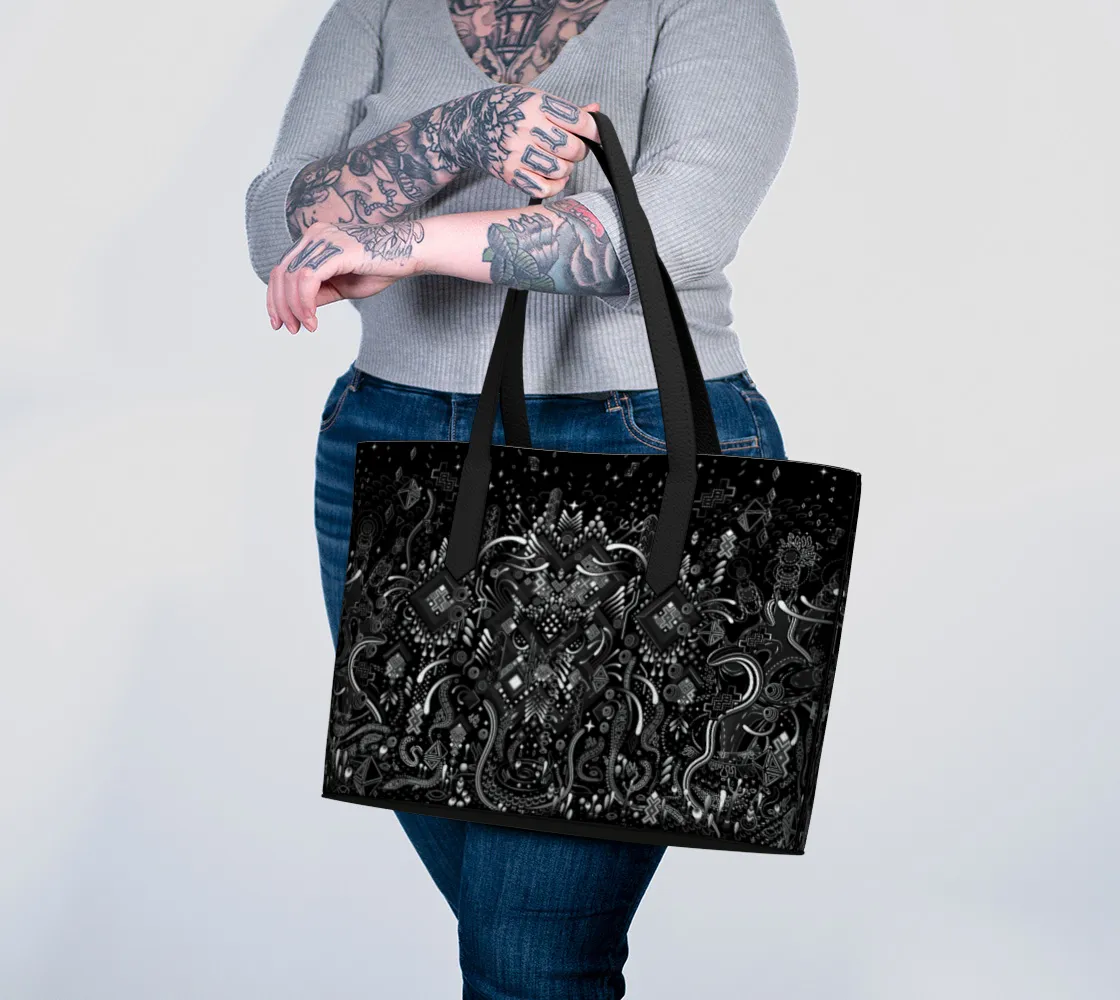 ELEMENTAL VEGAN LEATHER TOTE BAG | TAS