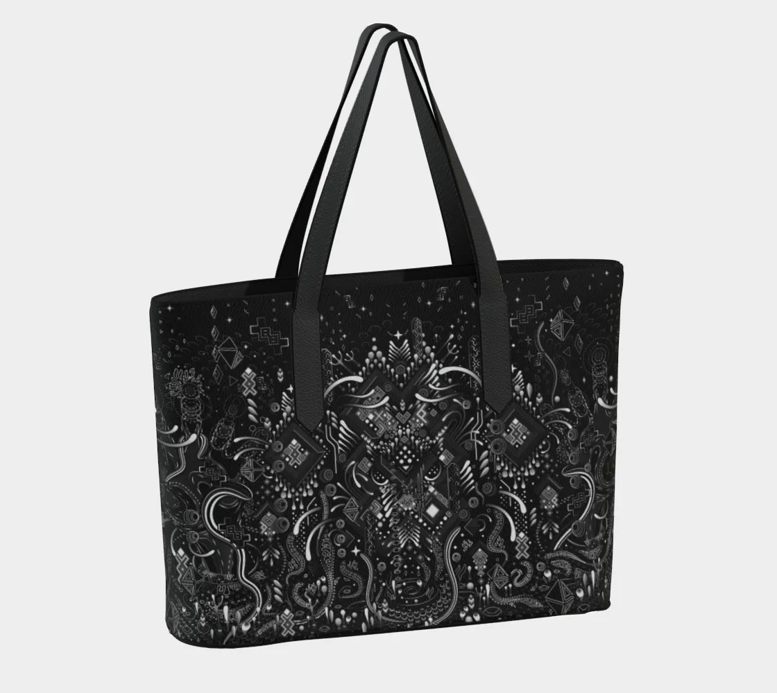 ELEMENTAL VEGAN LEATHER TOTE BAG | TAS