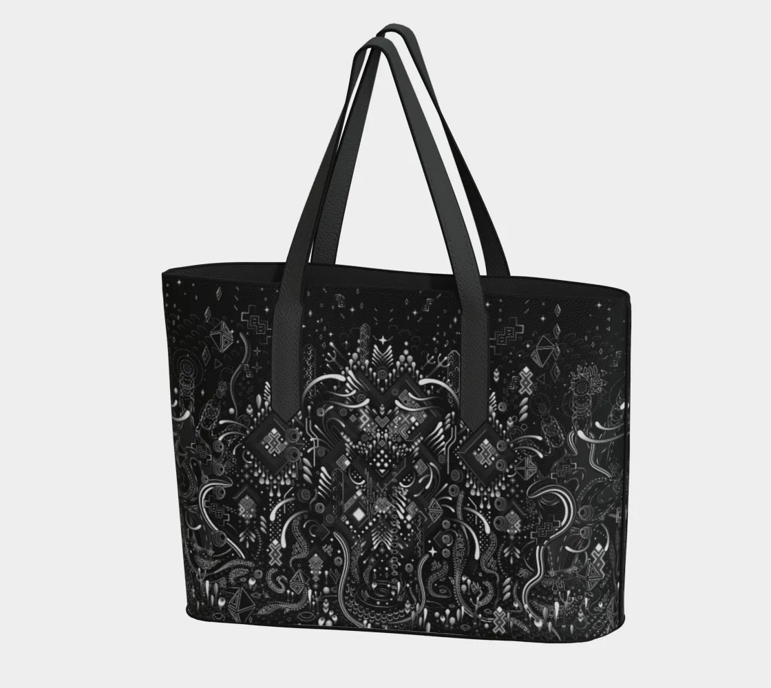 ELEMENTAL VEGAN LEATHER TOTE BAG | TAS