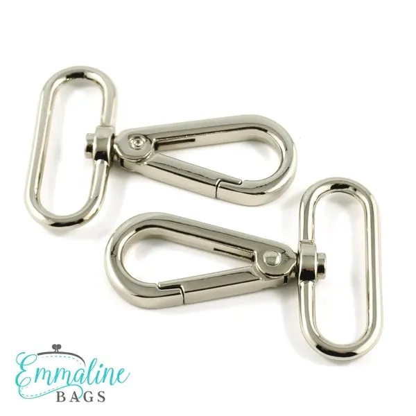 Emmaline Swivel Snap Hook - 1.5" Flat Hook Profile