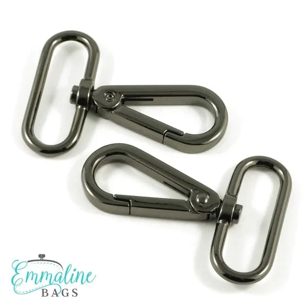 Emmaline Swivel Snap Hook - 1.5" Flat Hook Profile