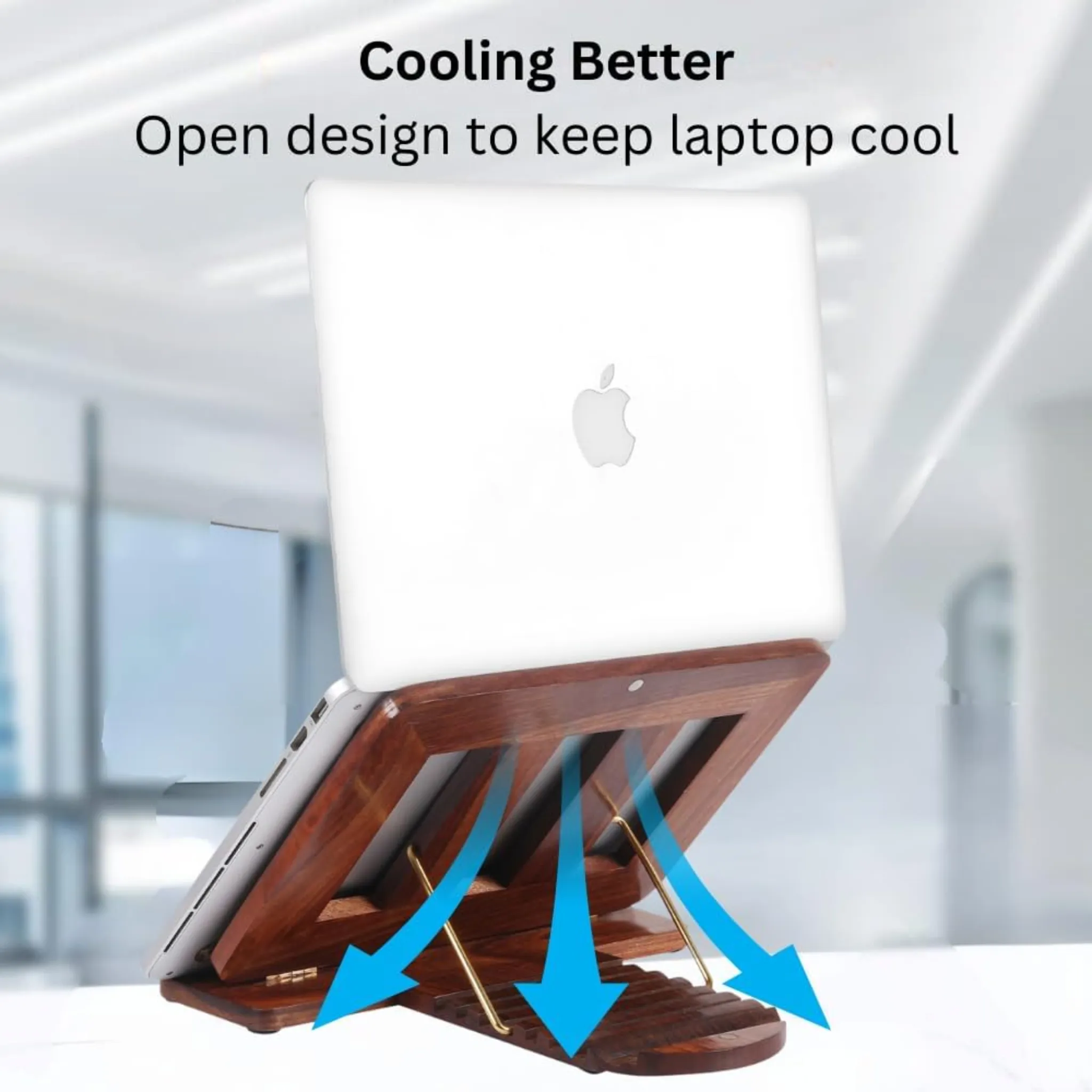 Ergonomic iPad/Tablet Macbook Stand for desk