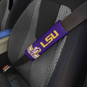 Fanmats LSU Tigers Team Color Rally Seatbelt Pad - 2 Pieces