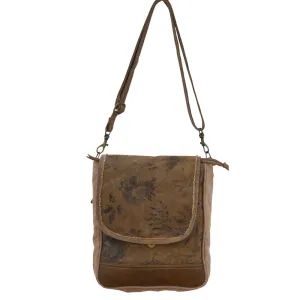 Floral Brown Crossbody