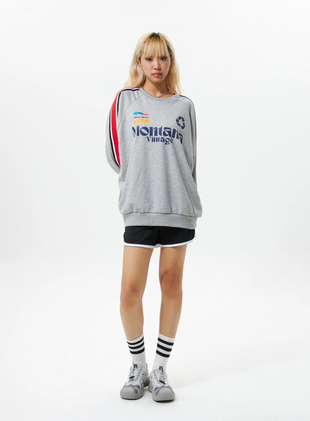 Graphic Sporty Sweatshirt IS322