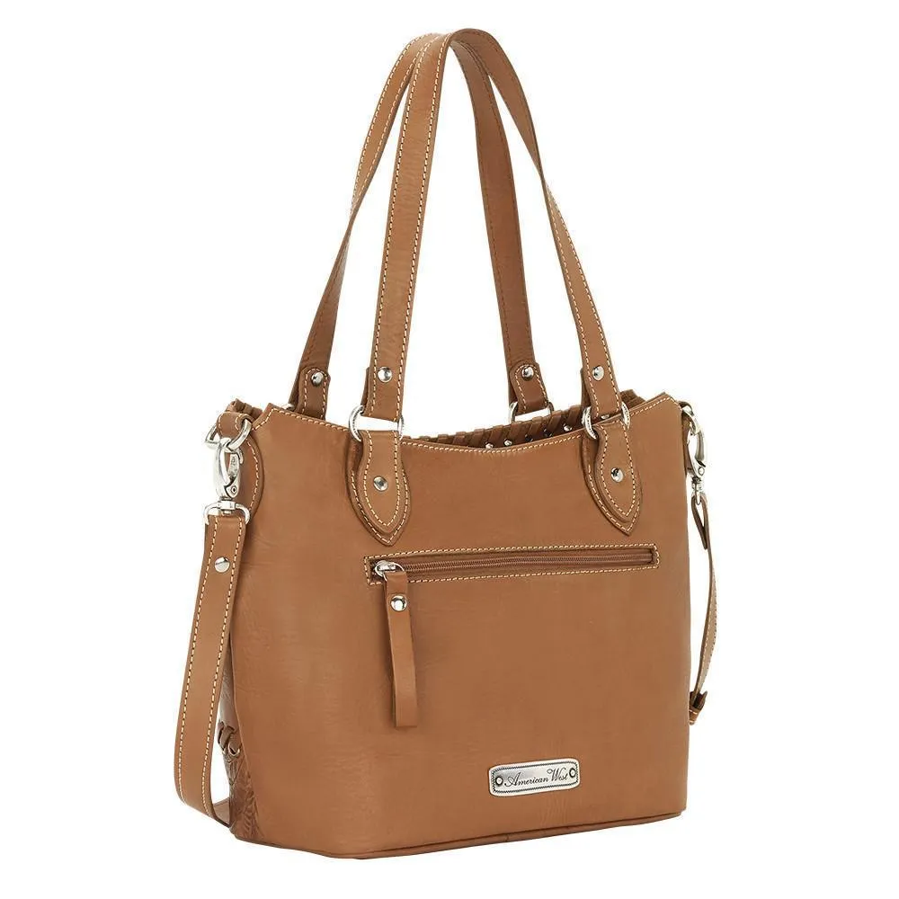 Harvest Moon Convertible Zip-Top Bucket Tote