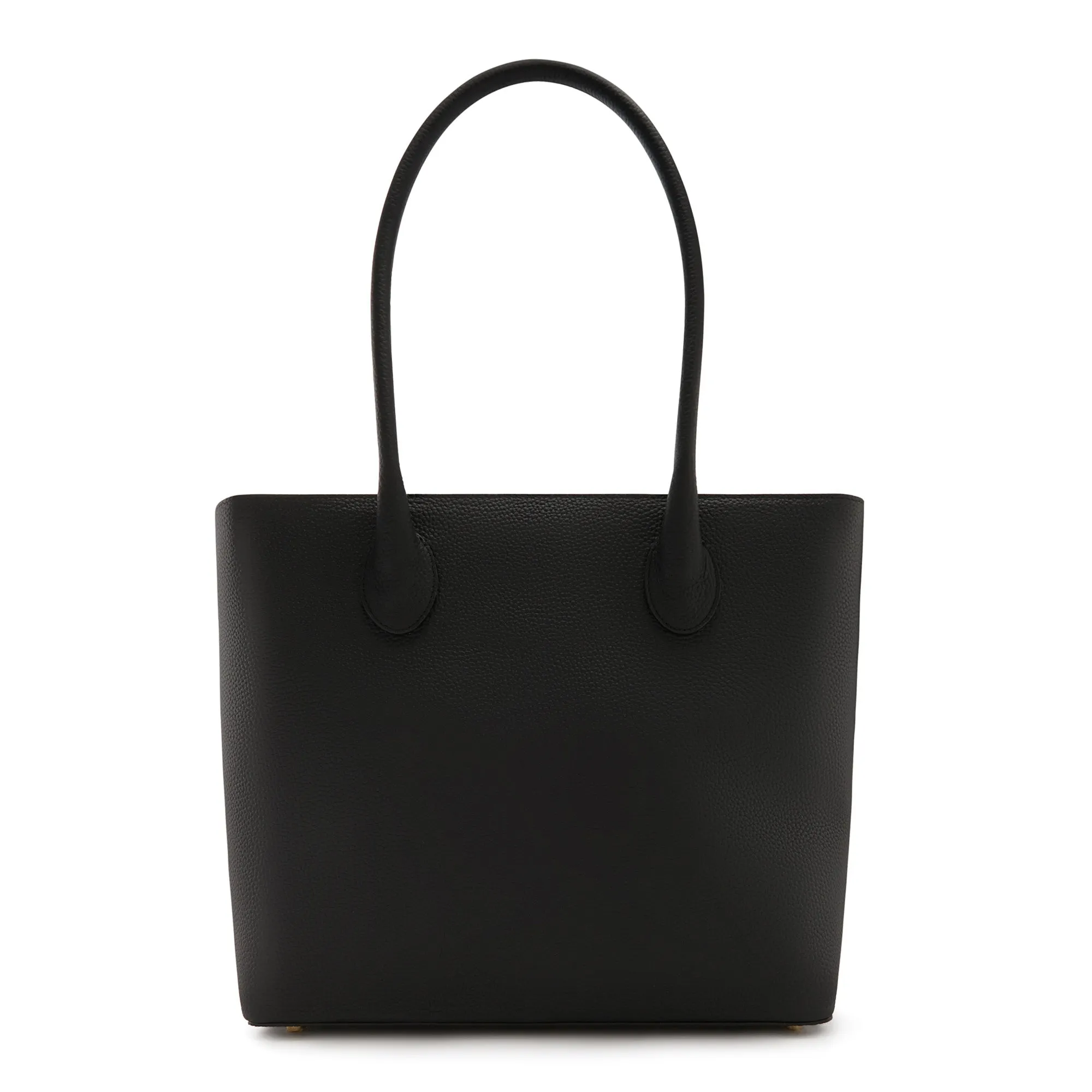 Honoré Lysanne black calfskin leather shopper