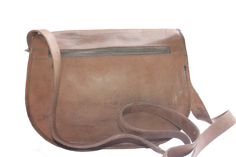 Leather Crossbody Messenger Bag