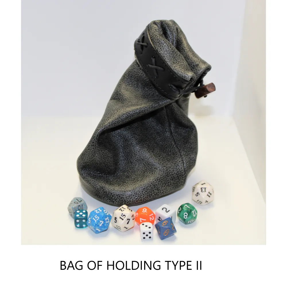 Leather Dice and Token Pouches