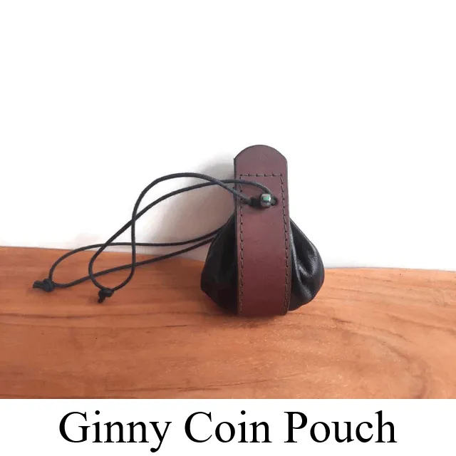 Leather Dice and Token Pouches