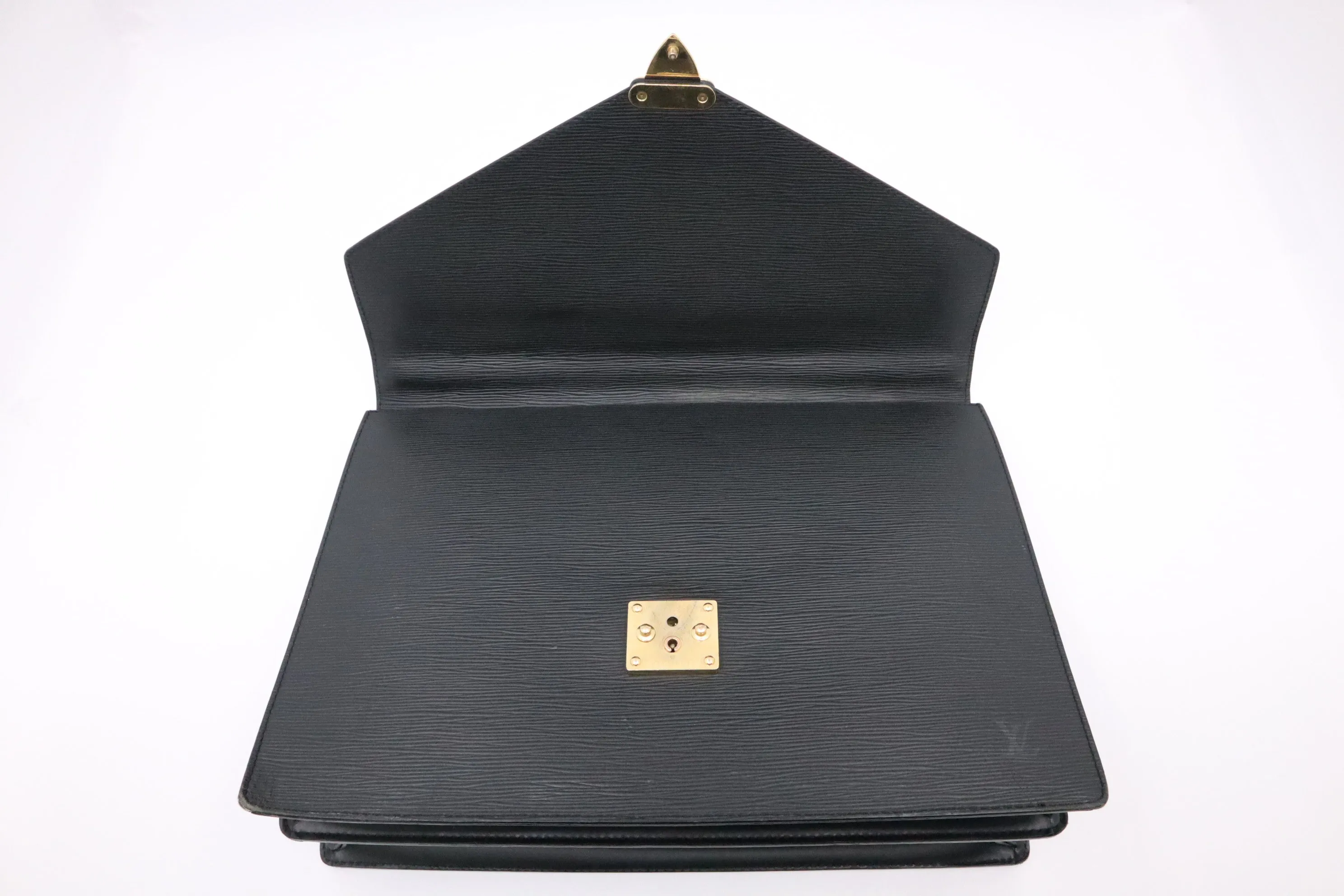 Louis Vuitton Serviette Consellier in Black Epi Leather