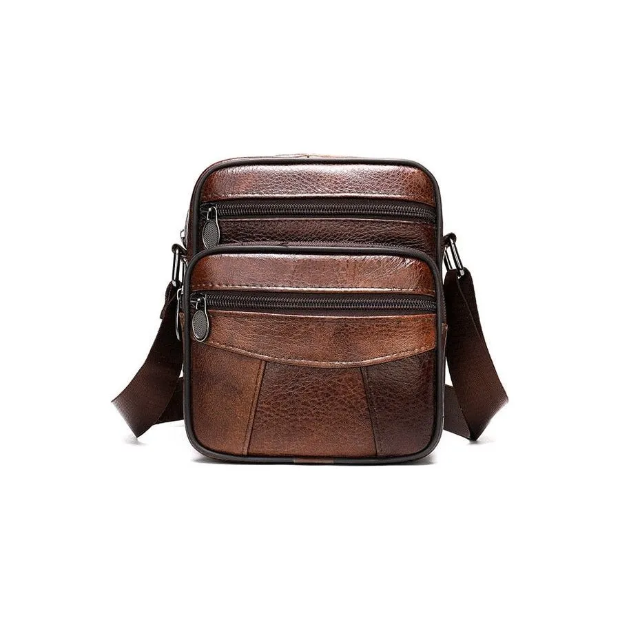 Luxury Exotic Leather Flap Crossbody Messenger Bag