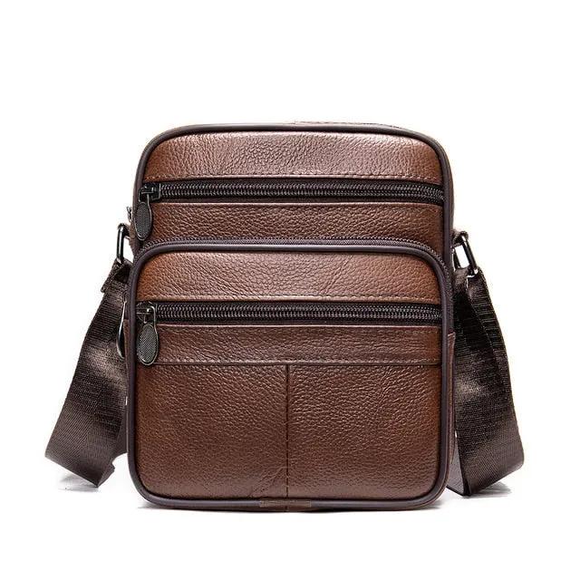 Luxury Exotic Leather Flap Crossbody Messenger Bag