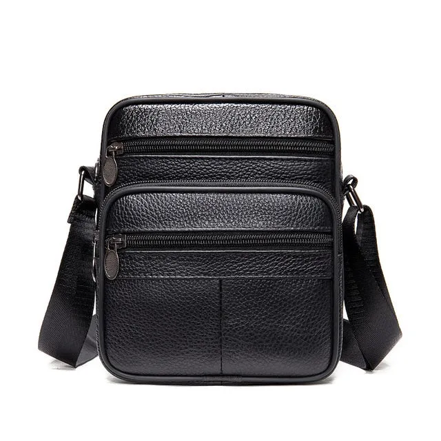 Luxury Exotic Leather Flap Crossbody Messenger Bag