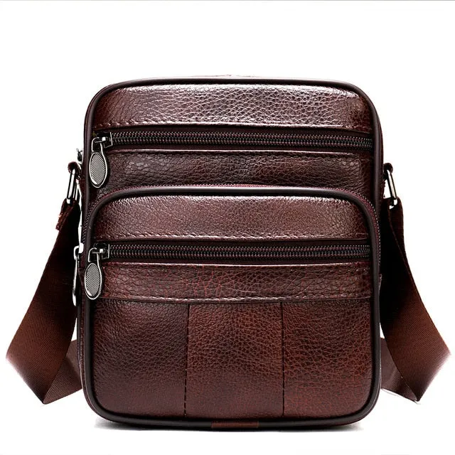 Luxury Exotic Leather Flap Crossbody Messenger Bag