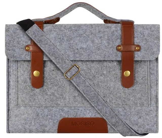 Men Fashion 13.3 15.6 inch Felt Bag