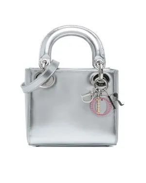 Metallic Patent Leather Lady Dior Handbag