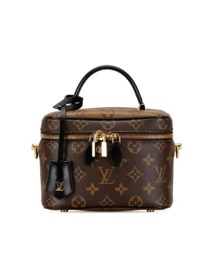 Monogram Canvas and Leather Satchel with Braided Strap