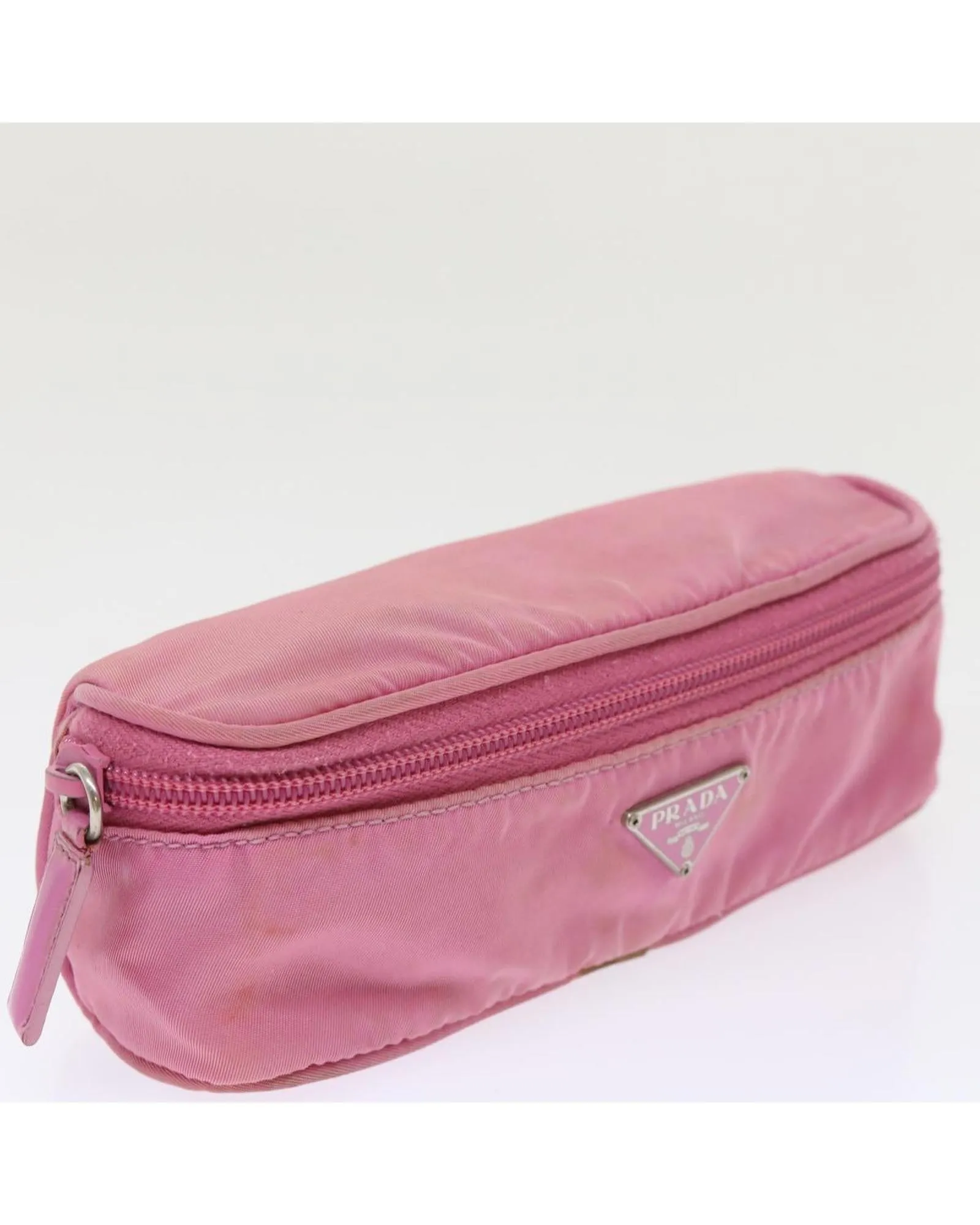 Nylon Pink Pouch with Accessories