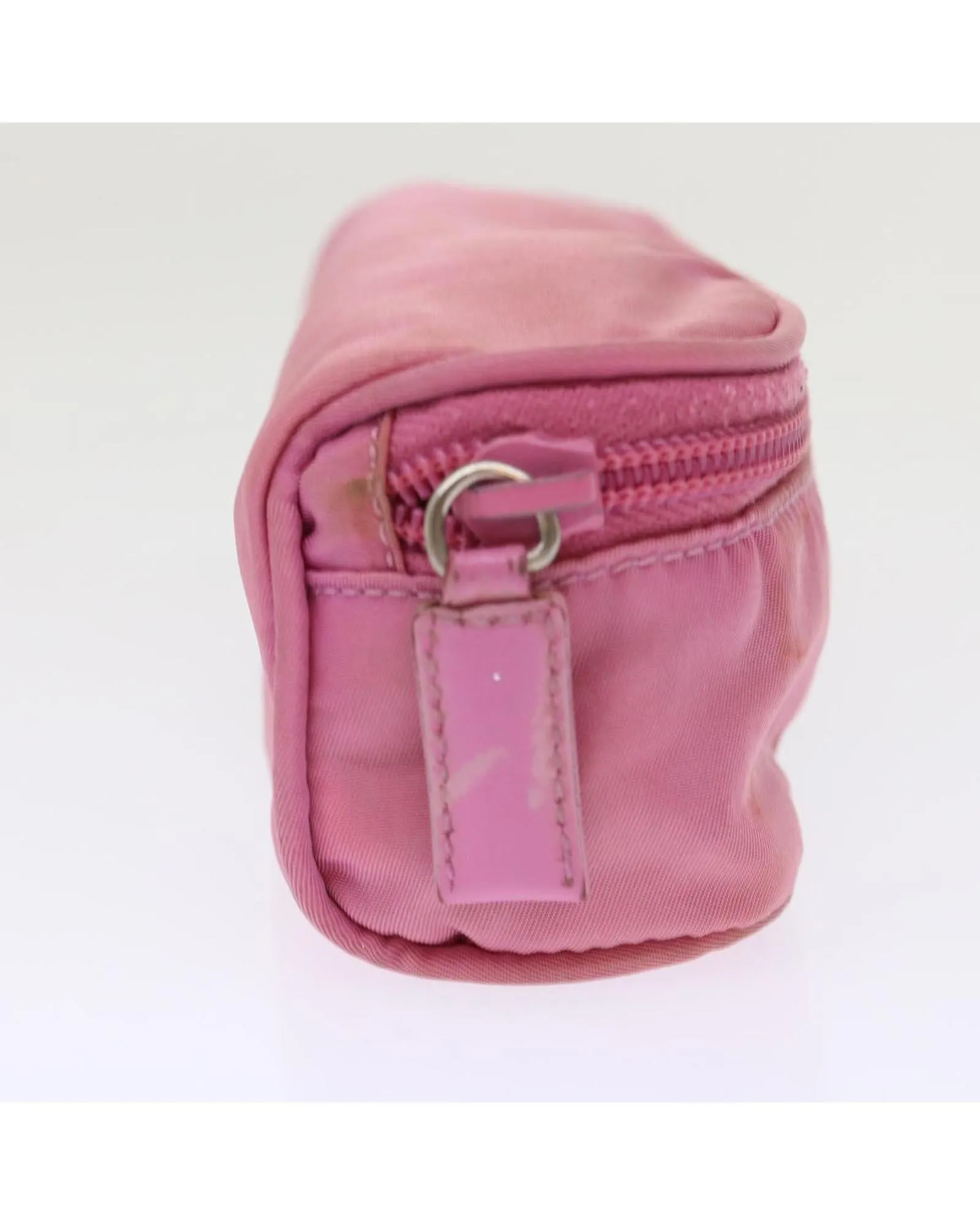 Nylon Pink Pouch with Accessories