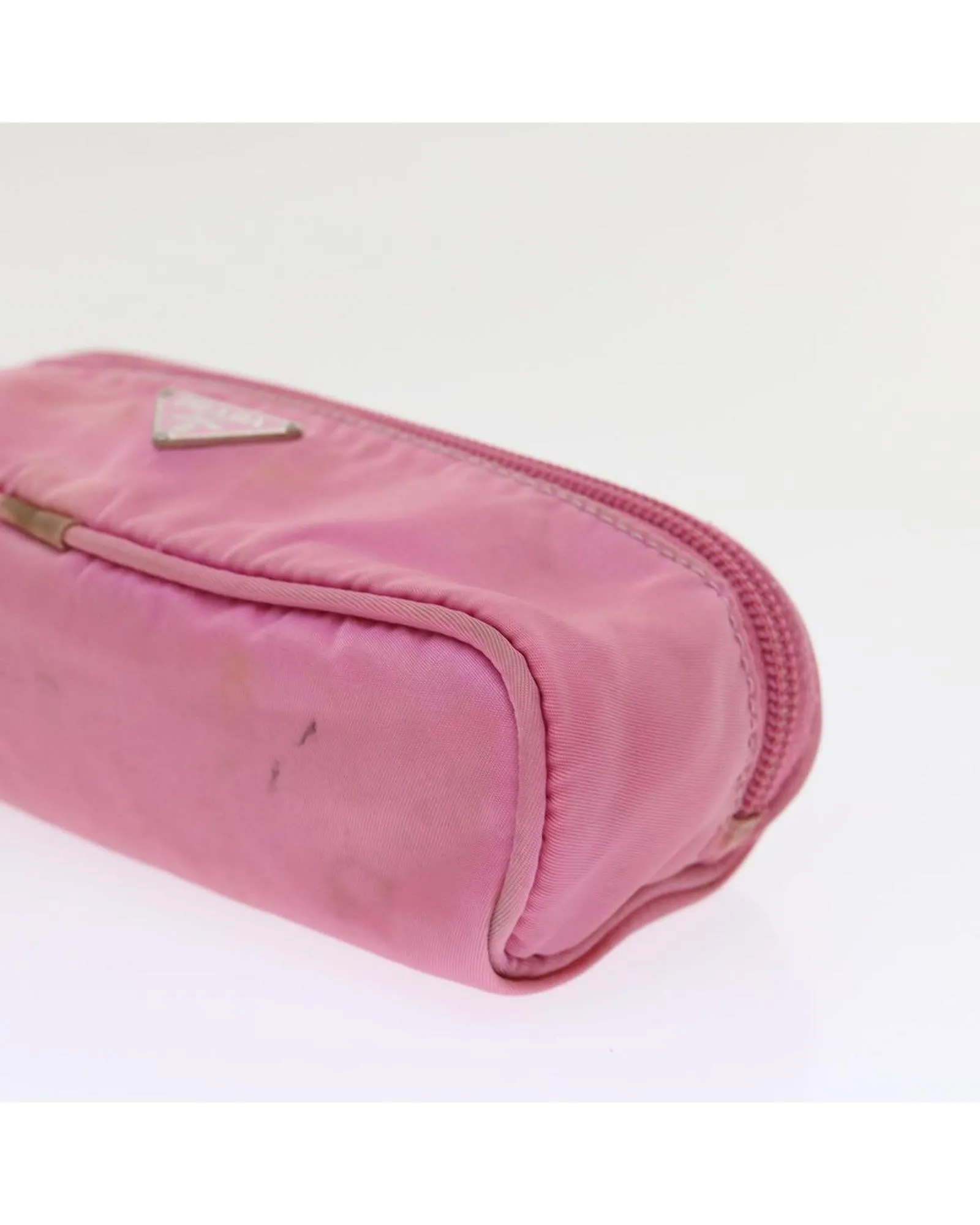 Nylon Pink Pouch with Accessories