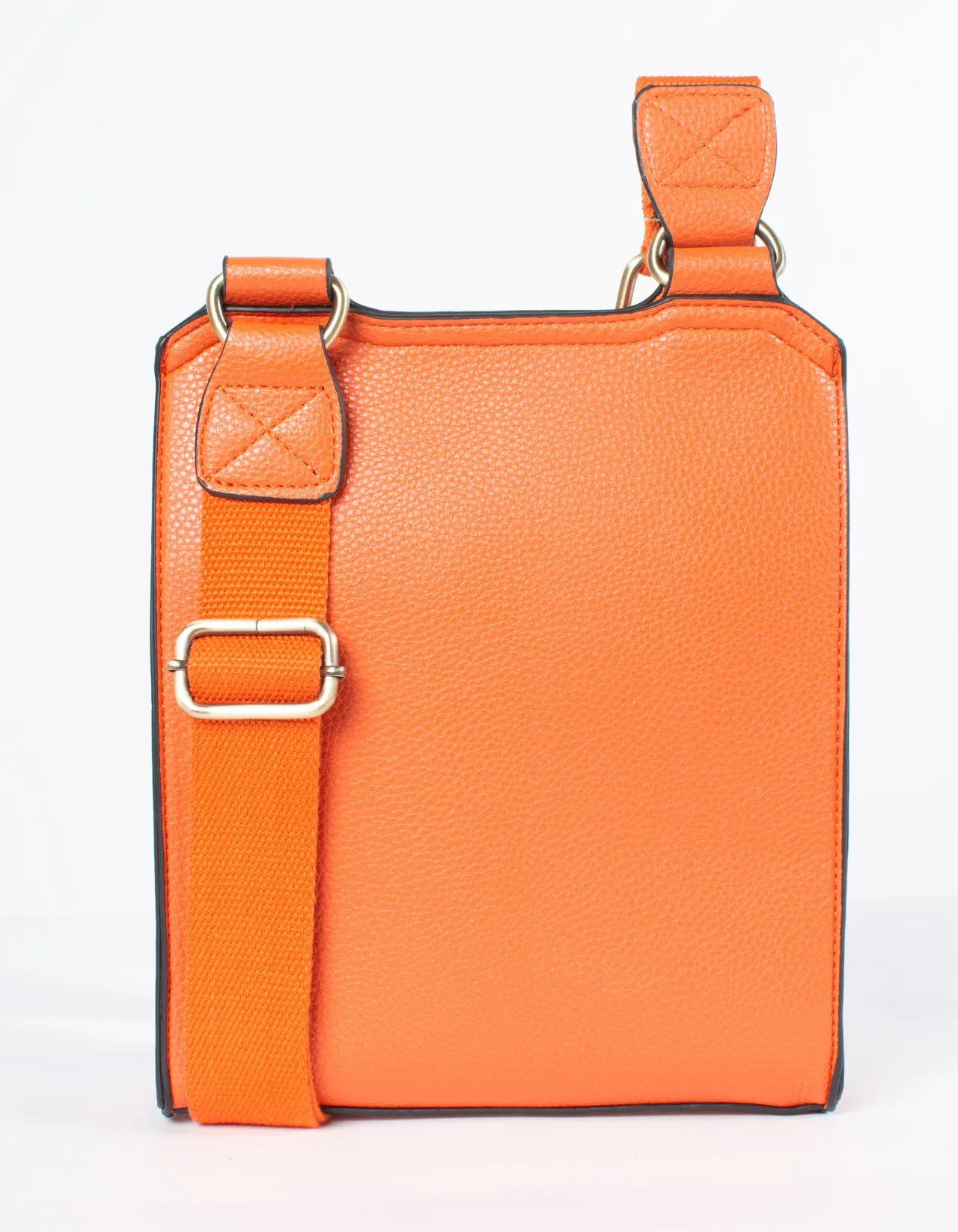 Orange Messenger Bag