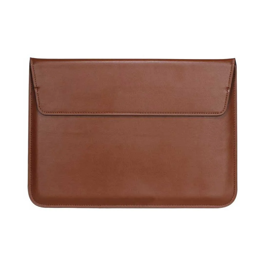 Personalized Leather Laptop Sleeve With Stand - Add Your Initial