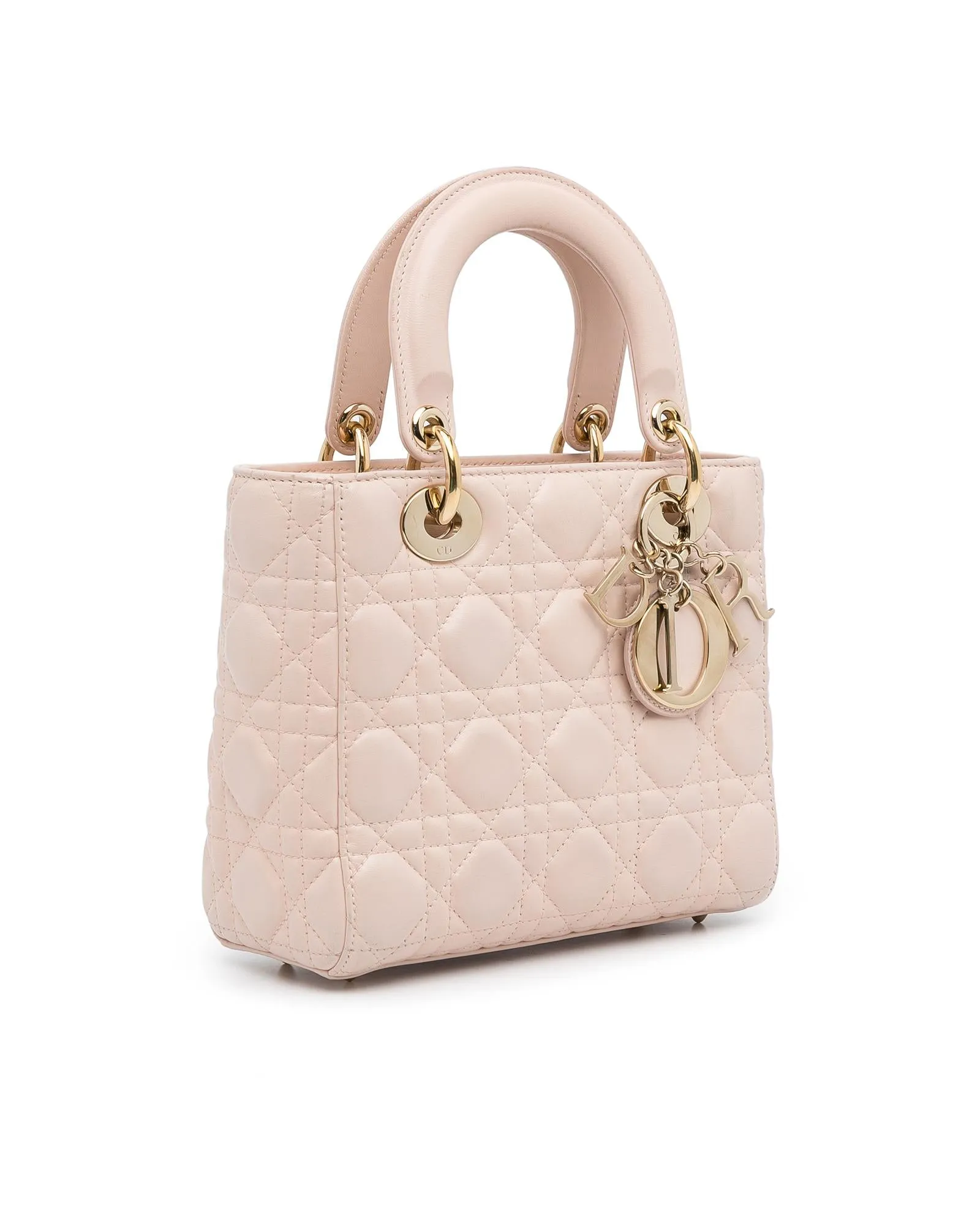 Quilted Lambskin Small Cannage Lady Dior Handbag