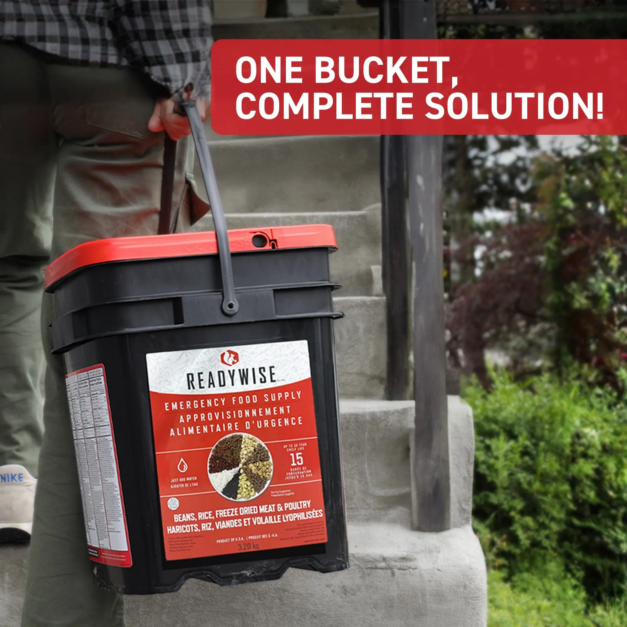 ReadyWise 240 Serving Vegetable Bucket Combo